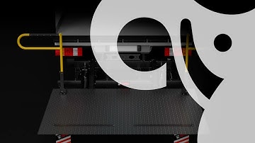 ZEPRO Folding Safety Bar for Cantilever Platforms | Reduce Risk of Injury for Operators