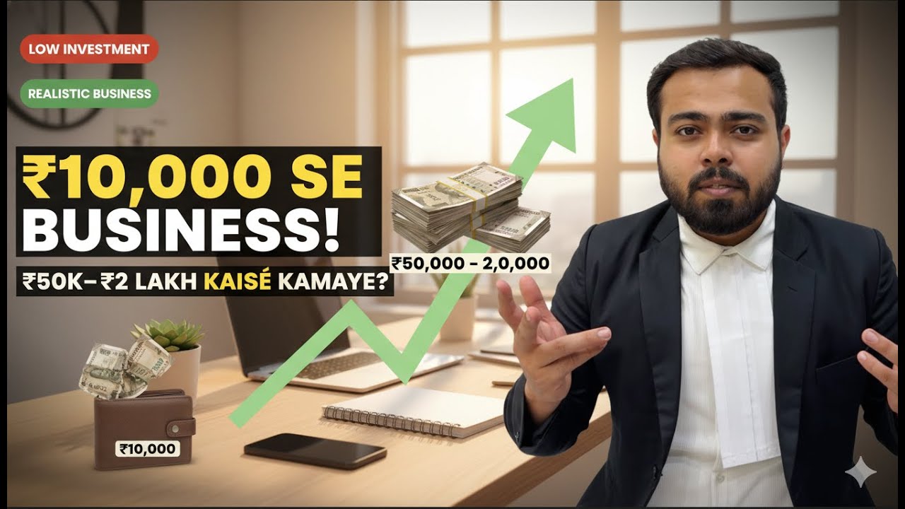 rewrite this title Business ideas to start with Rs.10,000/- in 2026 | how to earn Rs.2,00,000/- per month in India |