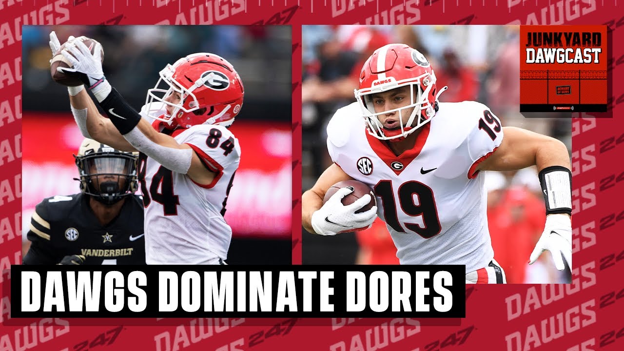Georgia dominates Vanderbilt 62-0! Instant Reaction! | Junkyard Dawgcast
