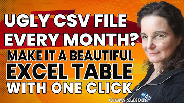 Easy way to import messy CSV files into Excel  The importance of defining data types in Power Query
