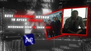 Create Smooth Microwave Clips & Zoom Transitions in After Effects Tutorial