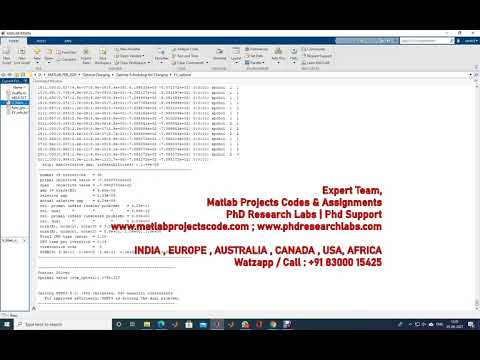 Optimal Scheduling for Charging and Discharging of Electric Vehicles | EV OPTIMIZATION | SOURCE CODE