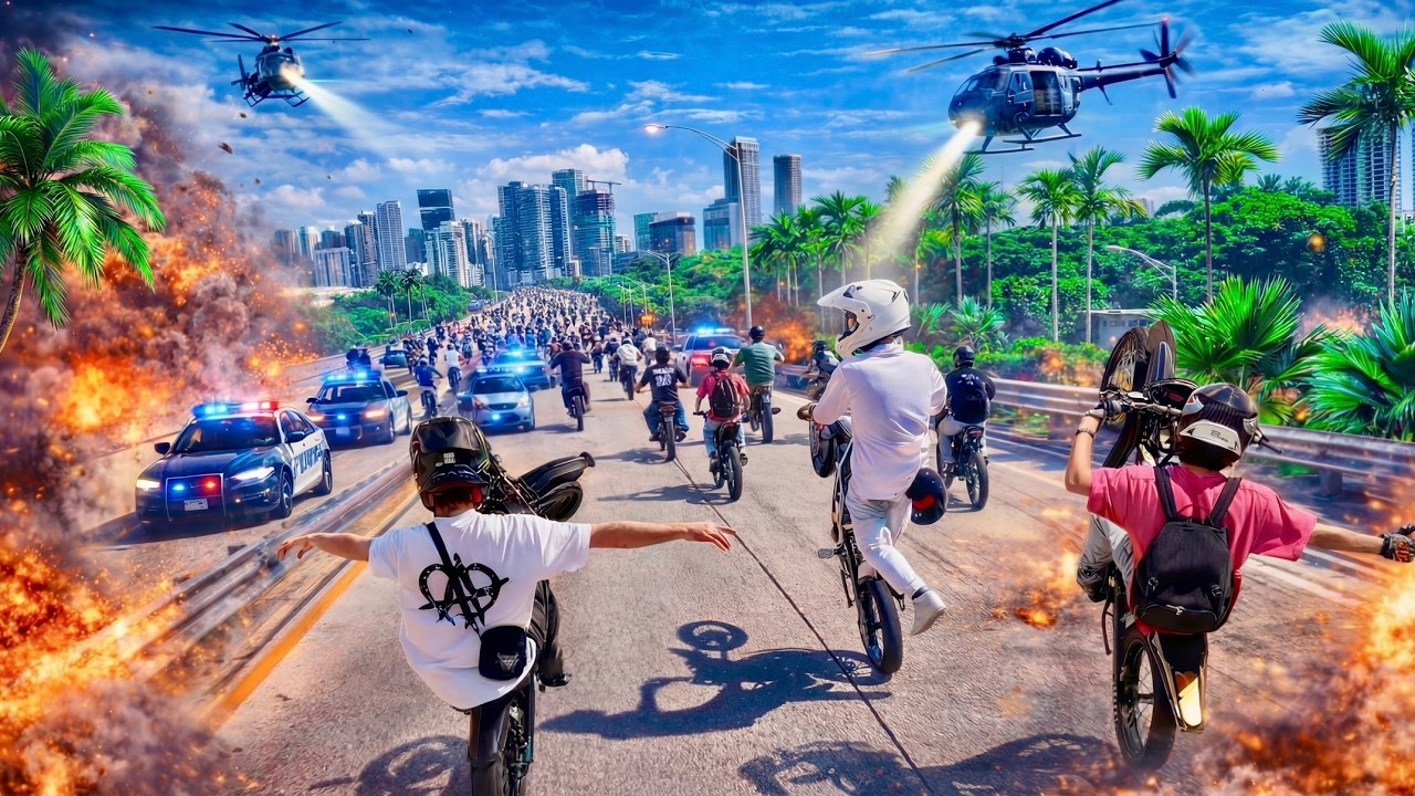 E BIKES TAKEOVER MIAMI! FAREWELL MEGARIDE! (UNCENSORED)