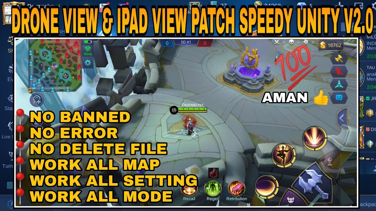 DRONE VIEW & IPAD VIEW TERBARU PATCH SPEEDY UNITY V2.0 ...