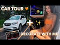 Car Tour 2020 | Decorating & Cleaning *my first car*