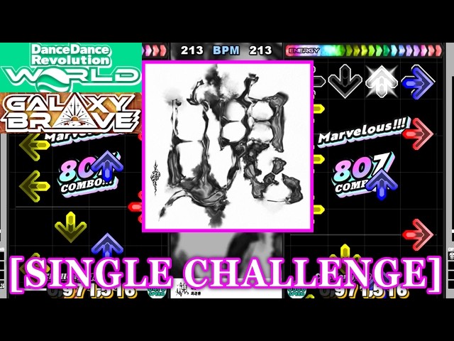DDR WORLD】 魄[haku] / あさき [SINGLE CHALLENGE] 譜面確認+Clap
