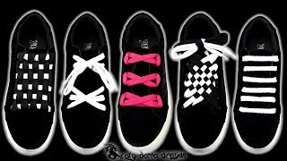 5 formas divertidas de atar tus agujetas o cordones de los zapatos - YouTube