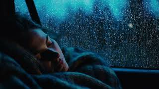 Cozy Car in the Rain 🚗💤 Soft Rain Sounds & Sleeping Girl for Calm & Focus screenshot 1