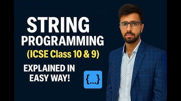 🔥 Master All String Functions in BlueJ | ICSE Class 10 Computer Applications 2025