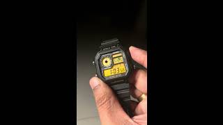 Casio Royale AE-1200WH Black. #casioroyale #ae1200wh