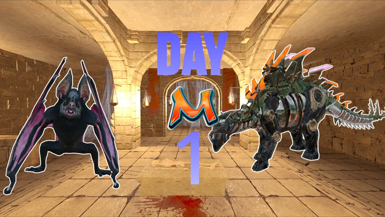 Claiming And Tekking Out My Cannon Cave On Mesa - Ark PVP