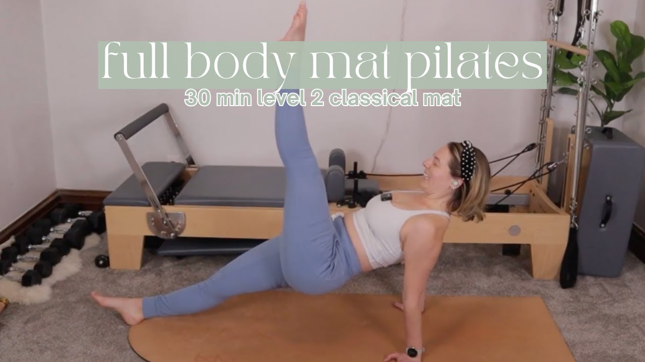 30-минутный пилатес на коврике (без оборудования) 🔥 Уровень 2 | Неделя 7 ПИЛАТЕС X СИЛА // Маргар...