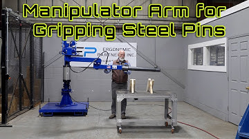 Triple Articulated Manipulator Arm for Gripping Steel Pins