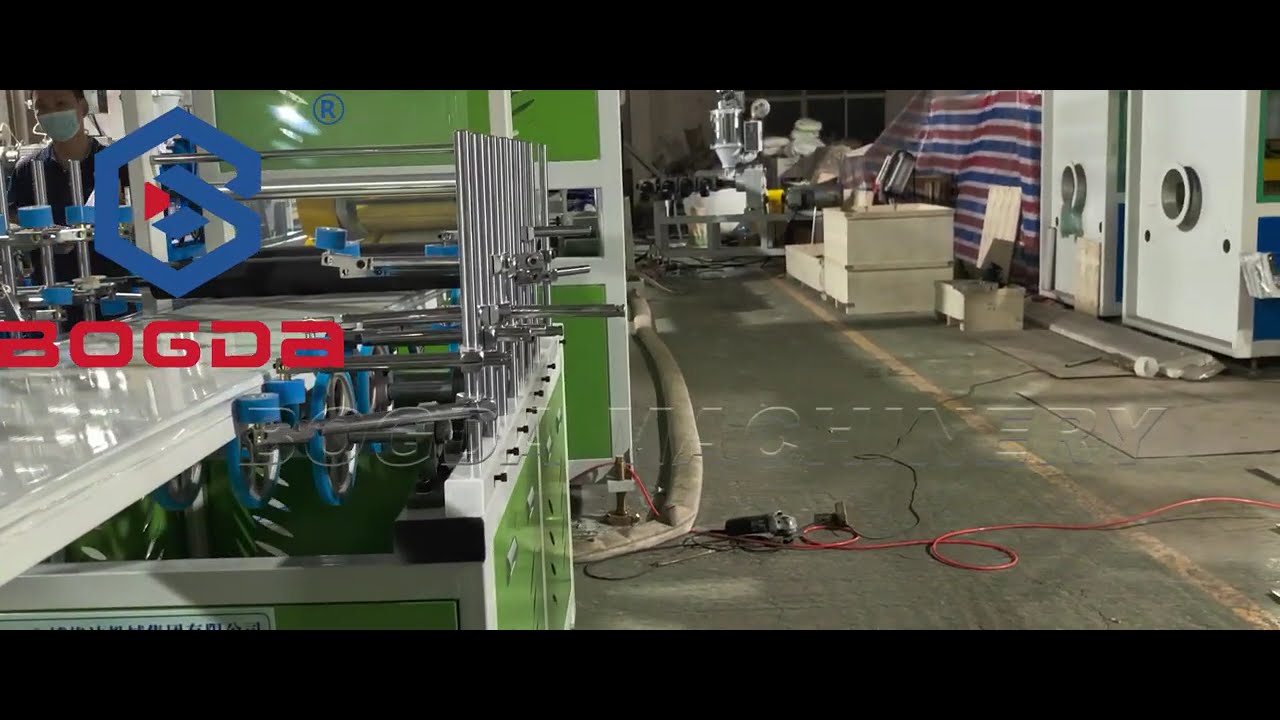 Plastic PVC Window Sill Board Making Machine Bogda 0086 18862728810