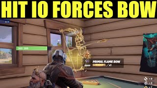 Hit Io Forces Usuing A Primal Flame Bow - Fortnite Primal Flame Bow Location
