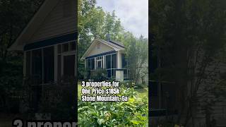 This won’t last long! THREE properties for less than $200k in Stone Mountain, Ga!