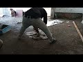 تركيب بلاط السيراميك ارضية مشط