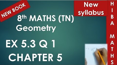8th maths chapter 5 exercise 5.3 question 1 tn samacheer hiba maths