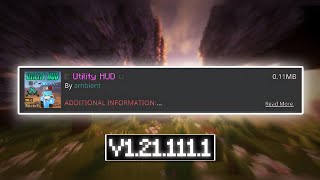 🔥 Utility HUD 😍 | Best & Clean HUD for MCPE 1.21+ | PvP + Survival 🔥