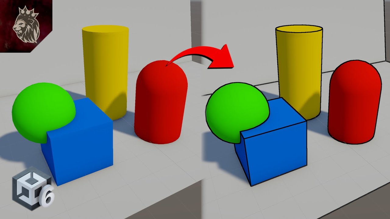Full Screen Outline using Edge Detection - Unity URP Tutorial