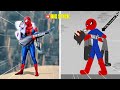 1 hour real football vs stickman  stickman dismounting funny moments  big stick 17