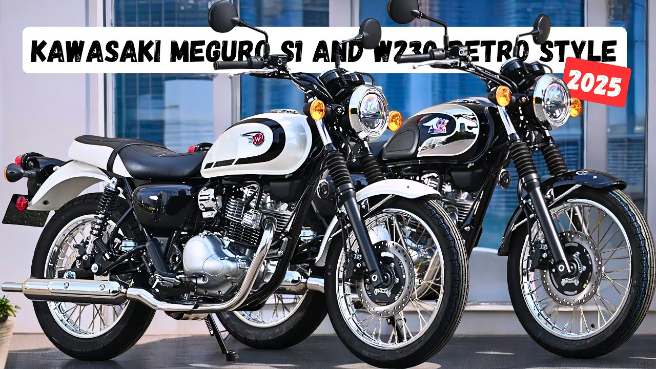 2025 Kawasaki Meguro S1 and W230 | Adopt The Retro Styling Of