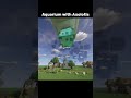 Aquarium with Axolotls #gameshorts #minecraft