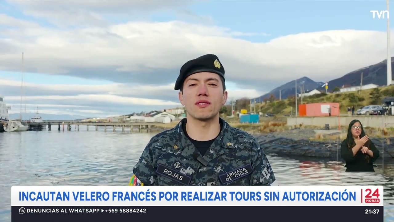 Incautan velero francés en el canal Beagle | 24 Horas TVN Chile