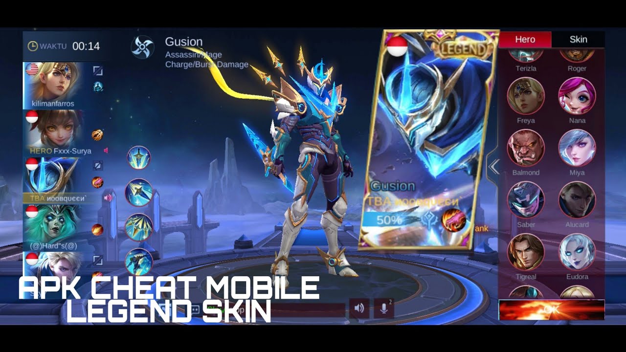APK CHEAT SKIN | Mobile legend #1 - YouTube