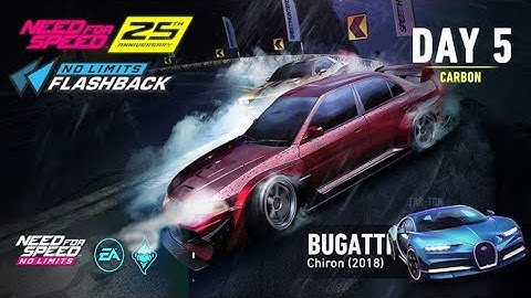 THE DAY 5 | Bugatti Chiron  | 25th Anniversary Flashback | Need For Speed No limits | NFS |