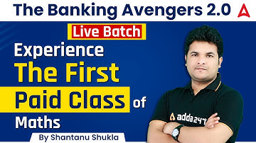 The Banking Avengers 2.0 | Experience The First Paid Class of Quant by Shantanu Shukla
