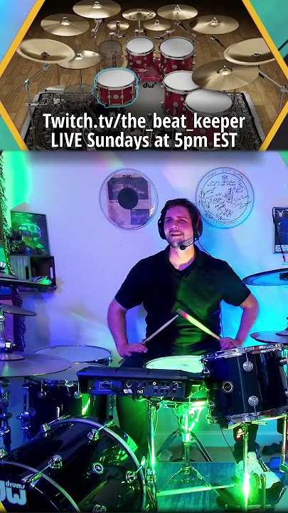 LIVE Drumless Challenge - More Human Than Human #whitezombie #drumcover #playalong #dwdrums #dwe