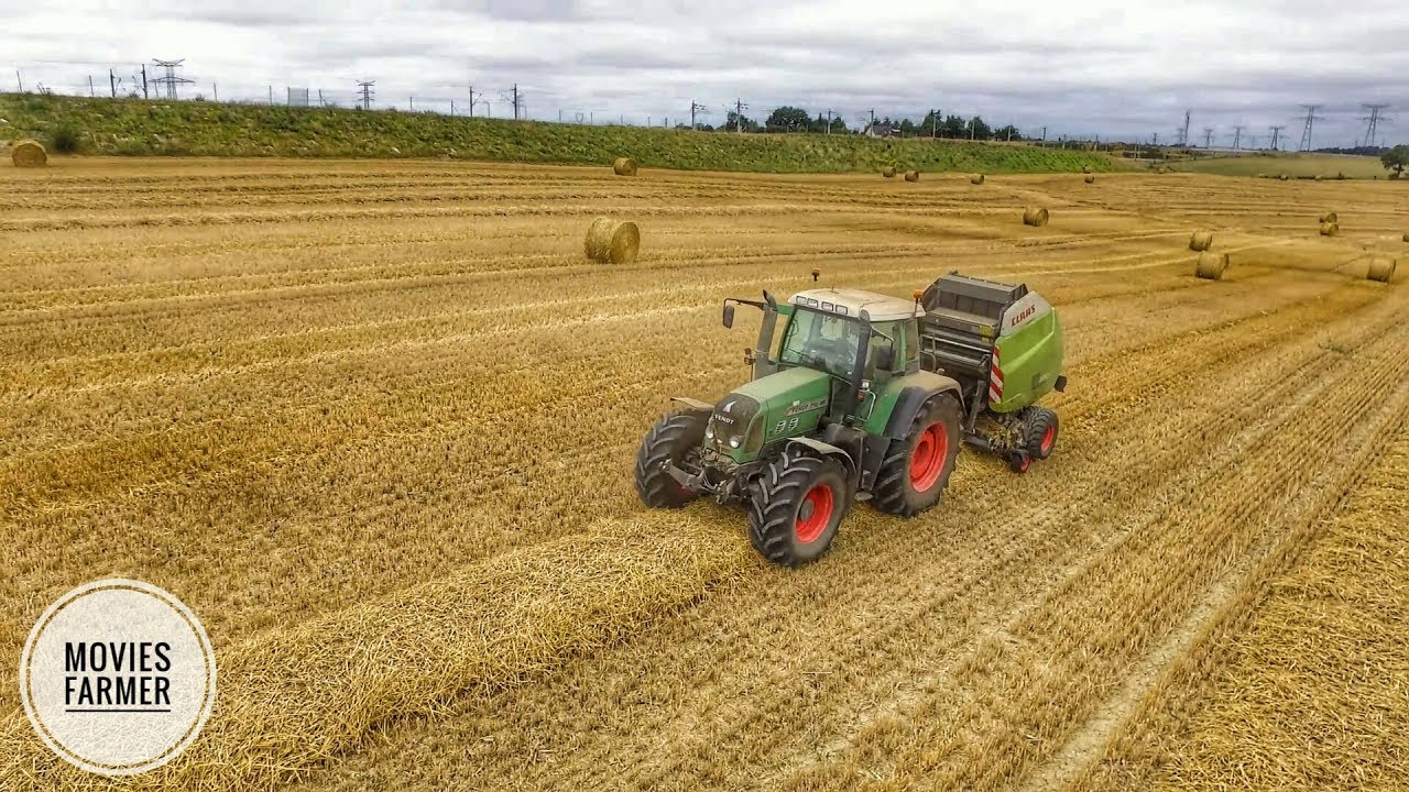 Pressage de paille 2017 |Fendt 716/Claas| Cuma L'Union Acigné