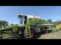 огляд  комбайна     claas dominator  88  ремонт кукурузяної жатки