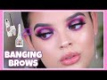 Trynna Create Some Poppin Brows | Straight Brow Tutorial 💓 | JackieFlores