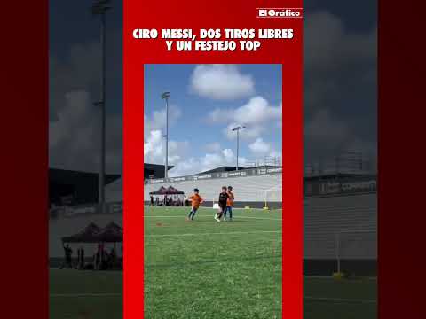 El hijo del 10 la rompe en las divisiones inferiores de Inter Miami 🇺🇸