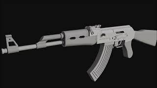 AK 47 Modeling in Maya part 1