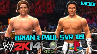 Brian Kendrick & Paul London SVR 09 Mod For WWE 2K14 Xbox 360/PS3