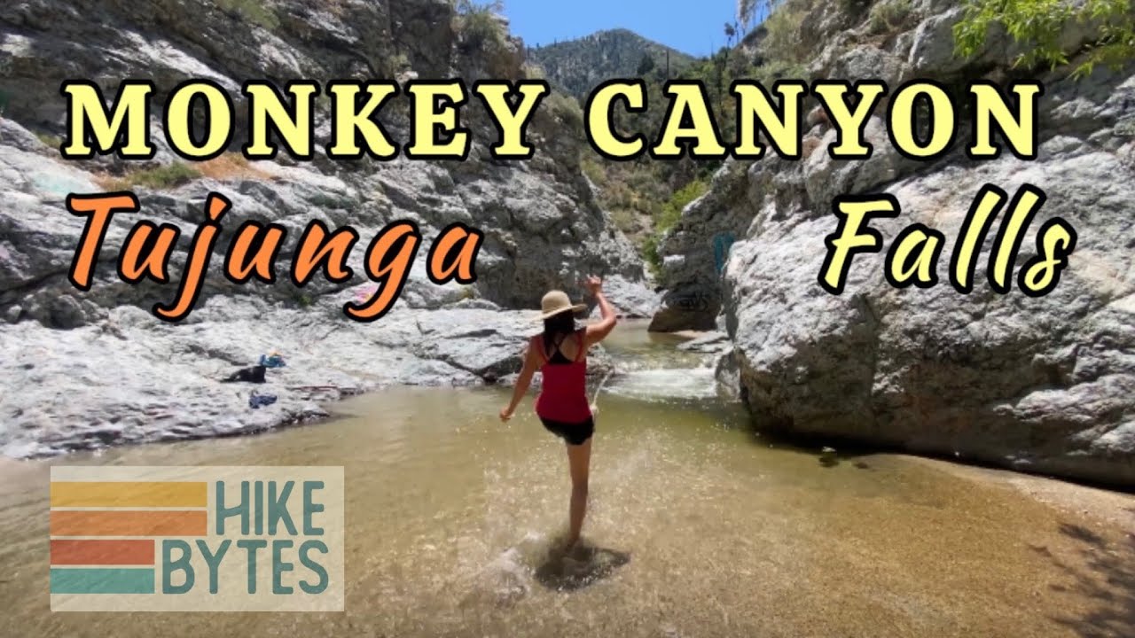 MONKEY CANYON FALLS Big Tujunga Creek Angeles Forest BEST LA