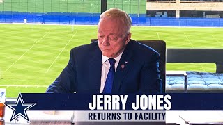 Jerry Jones Returns to Office as Cowboys Re-Open | Dallas Cowboys 2020