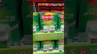 Zyrtec 10mg Liquid Gel 65 Count | Costco Deals | March 2022 | #shorts