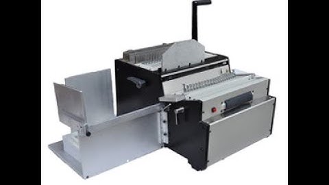 All-In-One, Extremely Heavy Duty Semi Automatic Punch and Binder