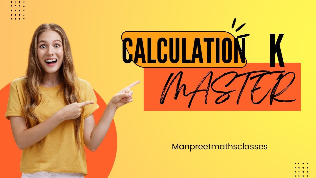 CALCULATION K MASTER 2 - YouTube