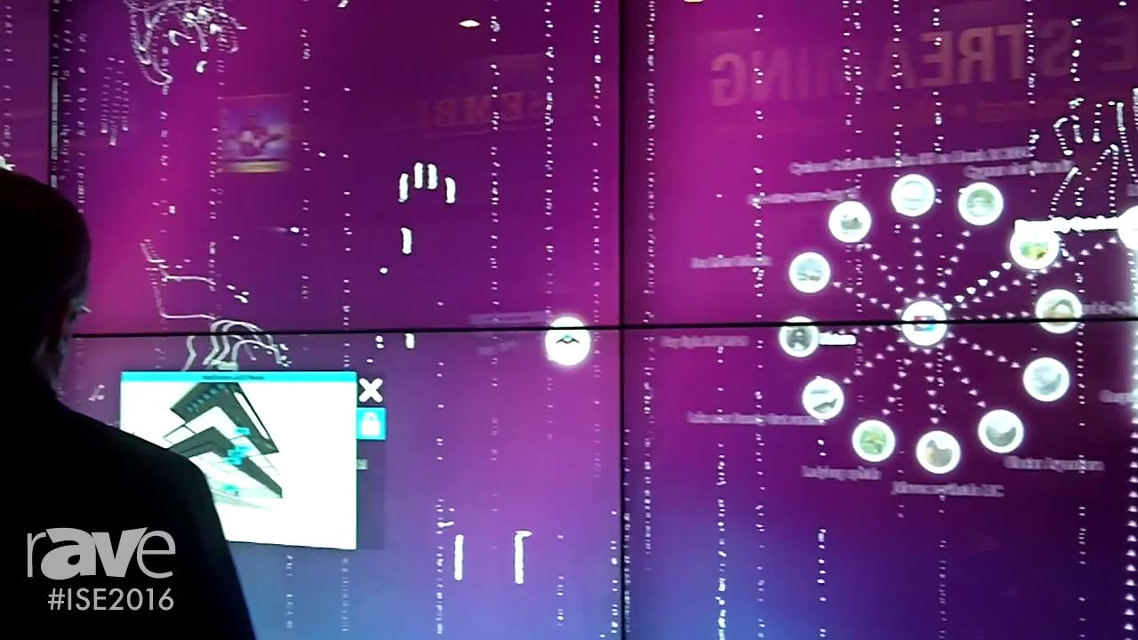 ISE 2016: MultiTaction Shows Their MultiTaction Hybrid Wall - YouTube