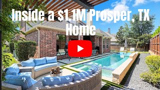 Inside a $1.1M Prosper, TX Home with a Private Entry Casita + Resort Style Pool!