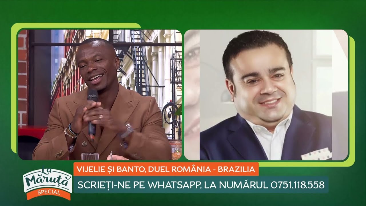 Vijelie și Banto, duel România- Brazilia