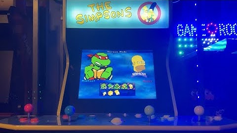 Arcade 1up Tmnt vs Simpsons mugen dos build