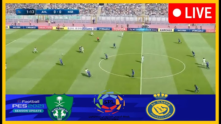 AL-AHLI VS AL NASSR AO VIVO COM IMAGENS LIGA SAUDITA 2025 PES 21