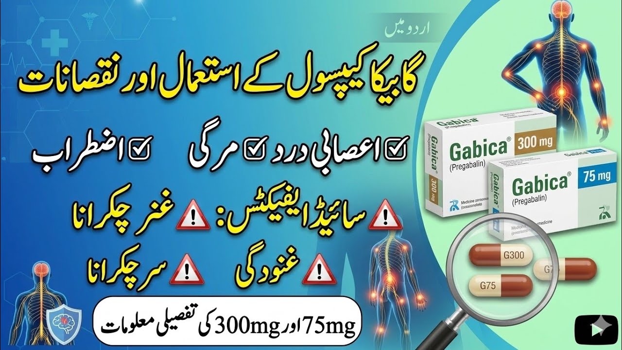 Gabica 300 Mg Side Effects In Urdu Gabica Capsules 300 Mg Uses 