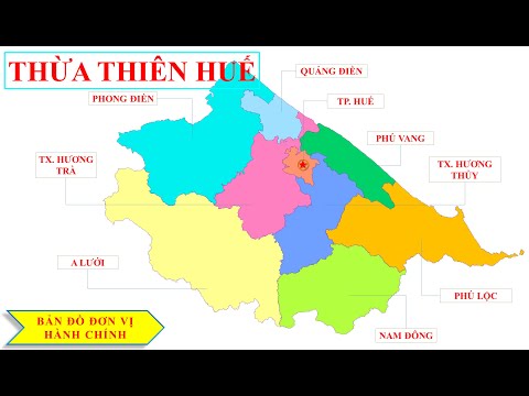 Bản đồ tỉnh Thừa Thiên - Huế -- Vị trí tỉnh Thừa Thiên - Huế  trên bản đồ hành chính Việt Nam.